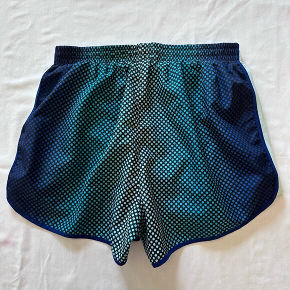 PINK by Victoria's Secret Size S Dot Green/Blue Track Shorts Lined - Picture 2 of 7